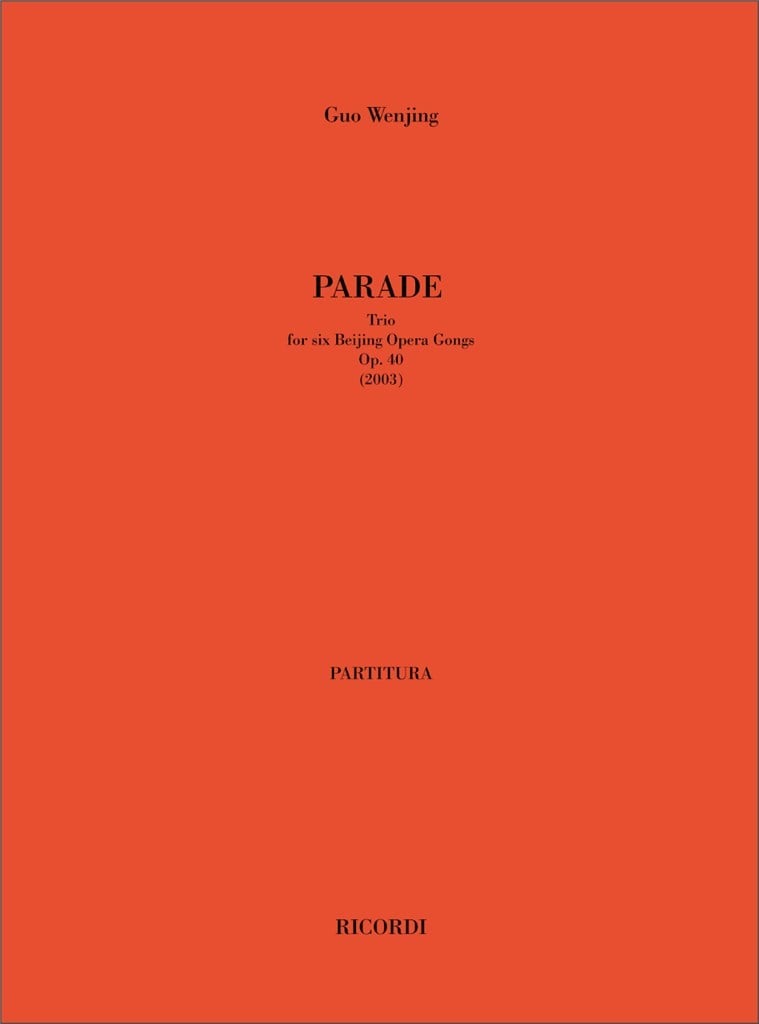 Parade. Trio Op. 40